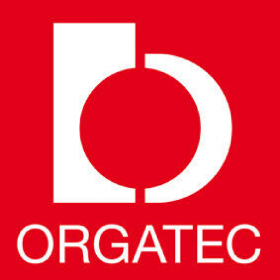 Hier sehen Sie das Logo der Messe Orgatec.